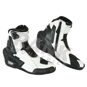 white motorbike boots