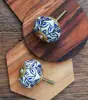 Hand Painted ceramic kitchen knobs