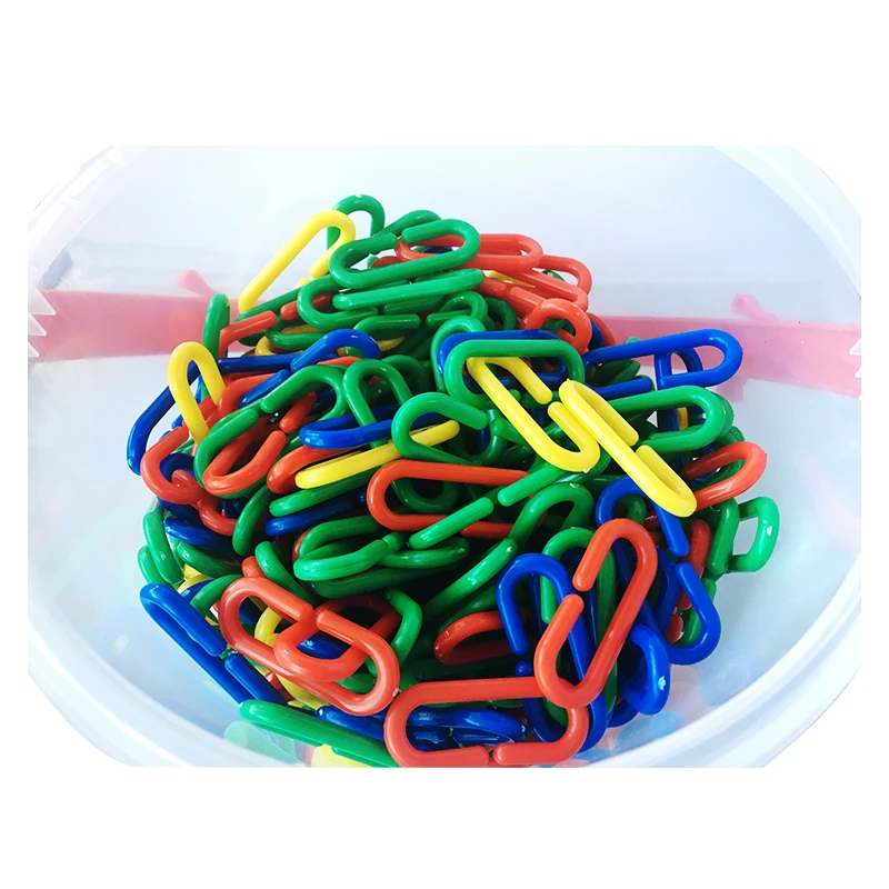 Link Plastic Chain Connecting Educational Toys For Kids Counting And