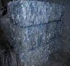 Recycled HDPE blue drum scrap