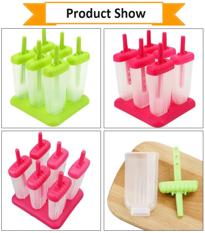 Repeated Use Plastic Popsicle Ice Cream Stick Mould - Buy Ice Cream ...