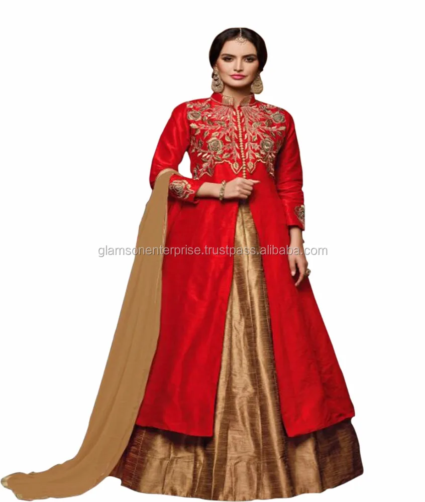 red salwar suit for ladies