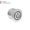 Power logo16MM 12V/24V LED Momentary Horn Button Metal Switch