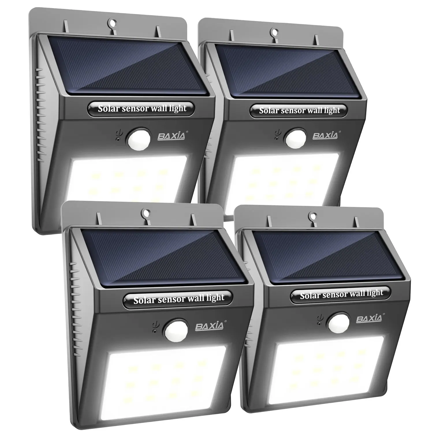 Baxia Technology Solar Lights Outdoor Wireless 28 Led