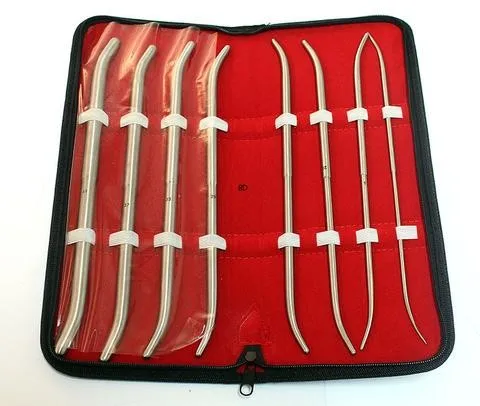 Pratt Uterine Dilator Set Of 8 13/15 To 41/43 French Length 26.5cm ...