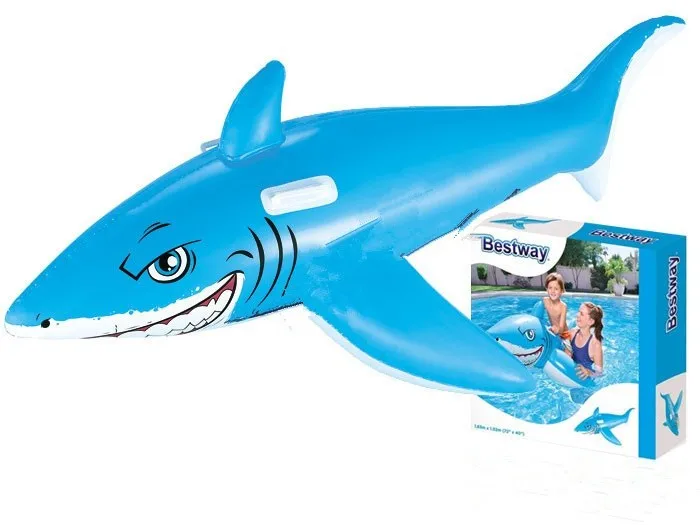 great white shark pool float