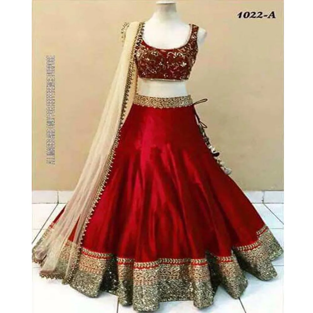 Red Heavy Indian Bridal Lehenga Buy Bridal Lehenga Designer