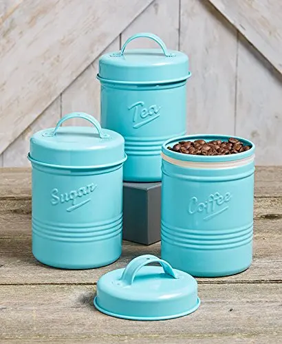 Cheap Blue Tea Coffee Sugar Canisters, find Blue Tea Coffee Sugar ...