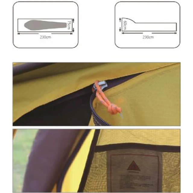 One person ultralight bivy tent