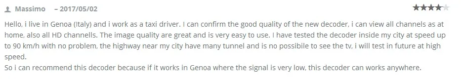 DVB-T265-Italy-Feedback