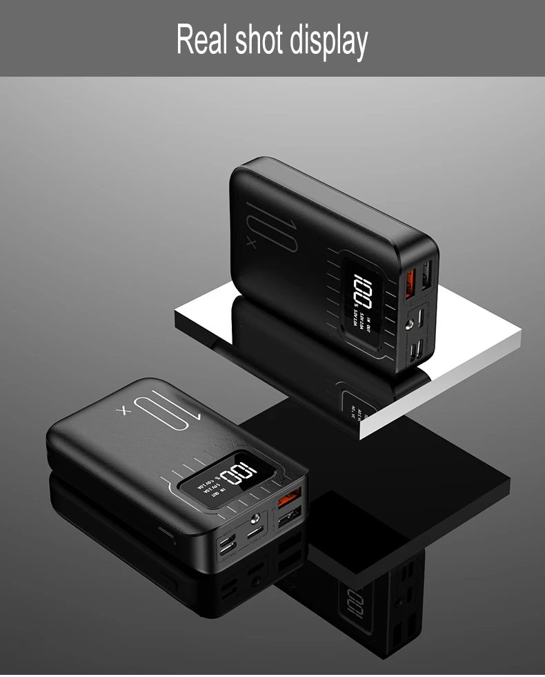 2020 hot LOGO KD-261 Mini 10000mAh 3 Inputs & 2 Outputs Mobile Charger High Quality Free LOGO Customized Power Bank - ANKUX.COM