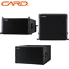 The high level outdoor show passive bass line array sound system speaker
