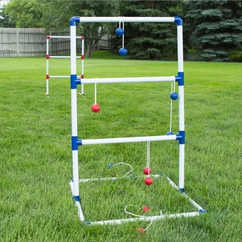 Ladder Toss Game Set Golf Backyard Family Games With 6 Bolos Sports