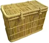 Handicraft Cane/Bamboo Vegetable Fruit Basket Laundry or Cloth Basket Kitchen Storage Box