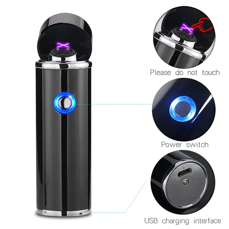 Best Seller Slim Portable Usb Rechargeable Lighter,Windproof Dual Arc