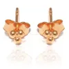 Indian Handmade Triple Small Ball plain silver wholesale rose gold earring exporter