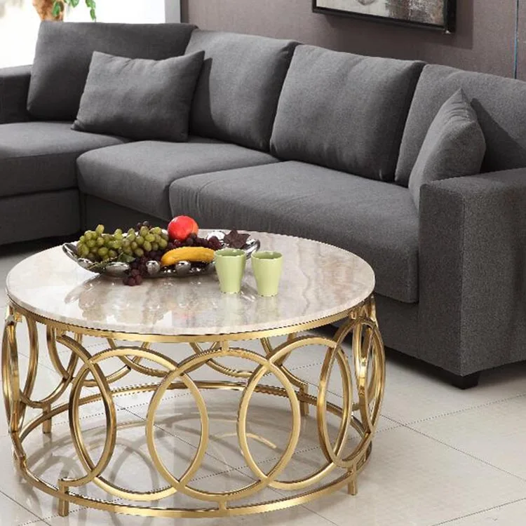 Modern Luxury Design Marble Travertine Tea Table With Gold Legs - Buy Marble Top Coffee Table,Travertine Coffee Table,Marble Table Product on Alibaba.com