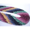 AAA quality Multi sapphire roundel faceted natural gemstone beads