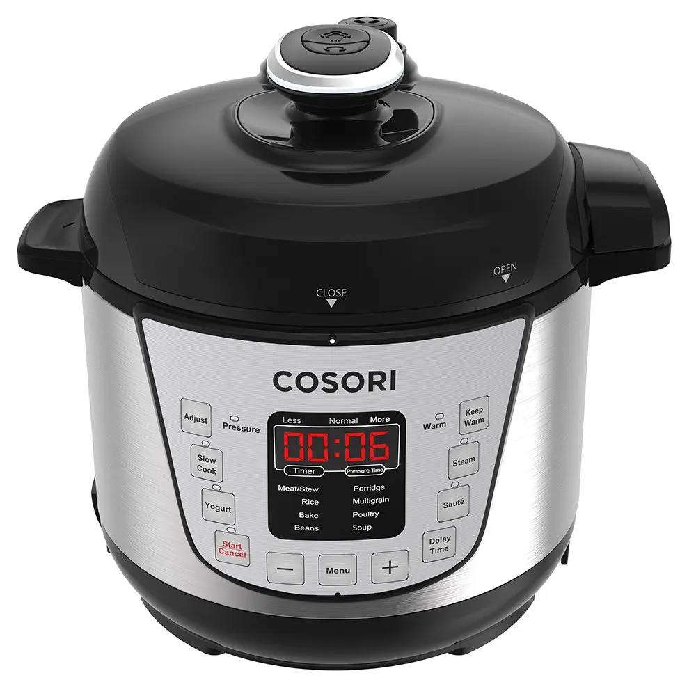 COSORI Mini 2.1 Qt 7-in-1 Multi-Functional Programmable Pressure Cooker, Slow Cooker, Rice Cooker, Sauté, Steamer, Yogurt Maker & Warmer, Includes Glass Lid, Sealing Ring and Recipe Book