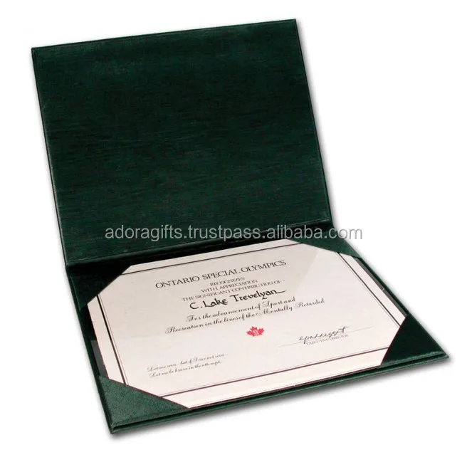 Certificate Holders Folder / Marriage Certificate Holders / A4 Soft ...