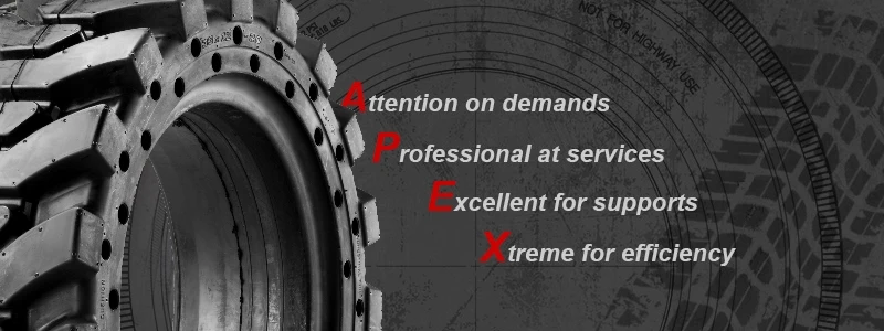 APEX Skid Loader Solid Tire