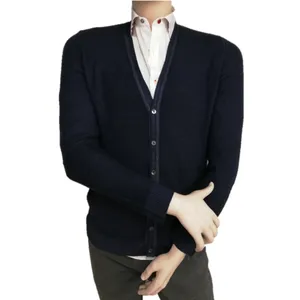 Casual cardigan with buttons for men in merino wool made in italy Casual cardigan with buttons for men in merino wool made in italy