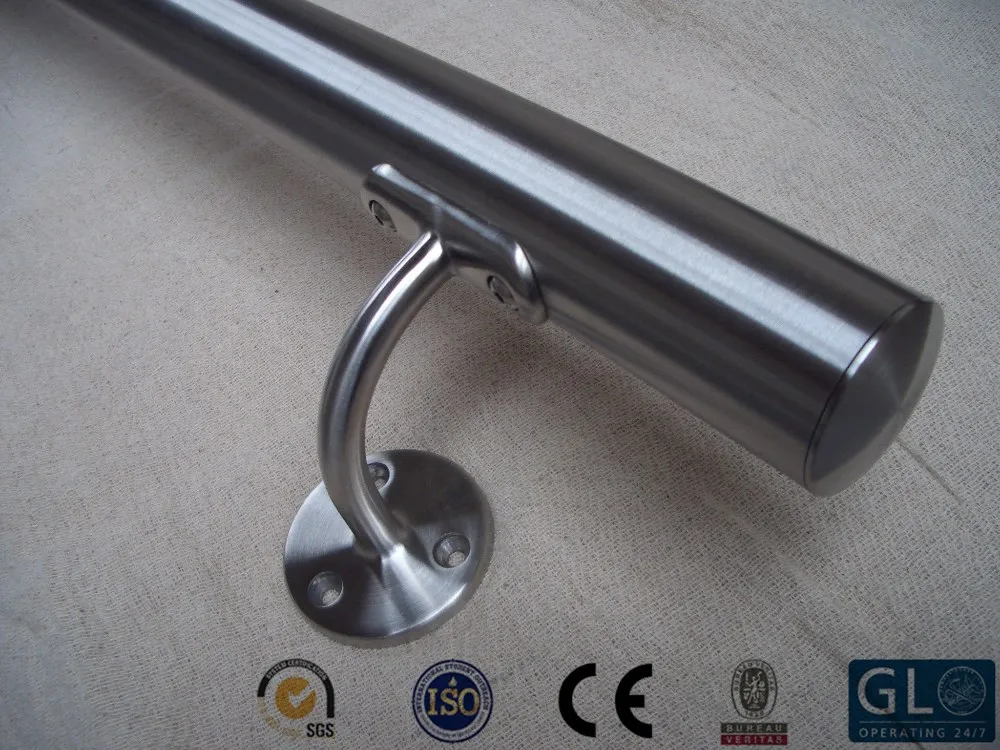 Modern Sus304/sus316 Pipe Handrails Brackets / Simple Installation Of