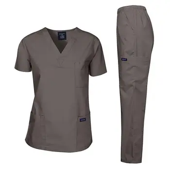 2019 Custom Made Good Quality New Design Cotton Nursing Scrubs Medical ...