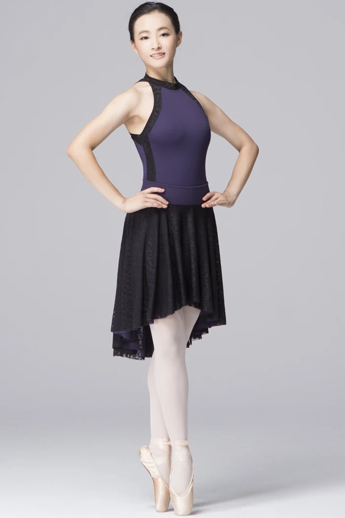 4 lace halter leotard