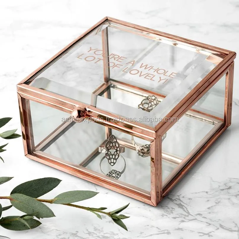 glass jewelry boxes for cheap