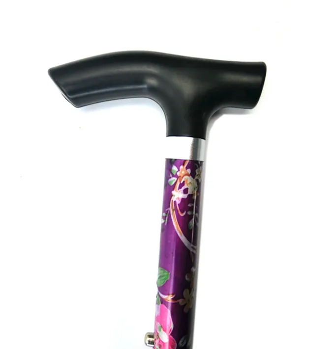 New Design Walking Stick With Rubber Feet / Colorful Walking Cane For