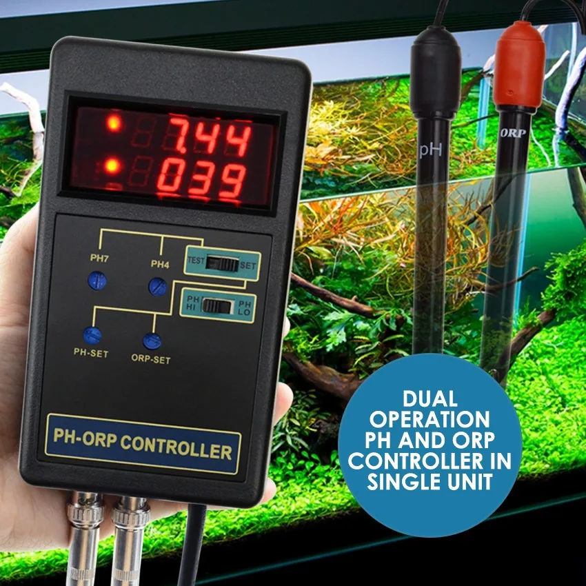 2 In 1 Digital Ph And Orp Controller With Output Power Relay Control