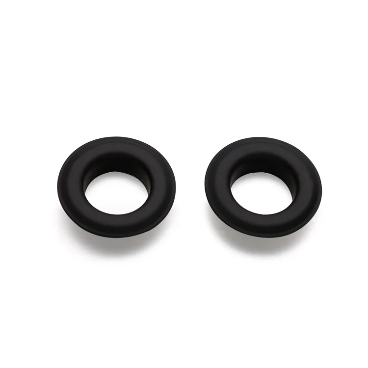 High quality matt black custom logo brass grommets metal eyelets for boots