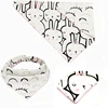 100% organic cotton baby saliva facial towel bath towel
