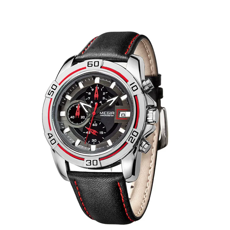 Megir-2023 Hot Sale Hand China Manufacturer Unique Pocket Watch Bolt