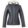 High Quality Women Puffer Jacket Leather Down Jacket