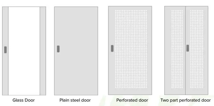 48U Network Rack - Server Cabinet with Cable Management