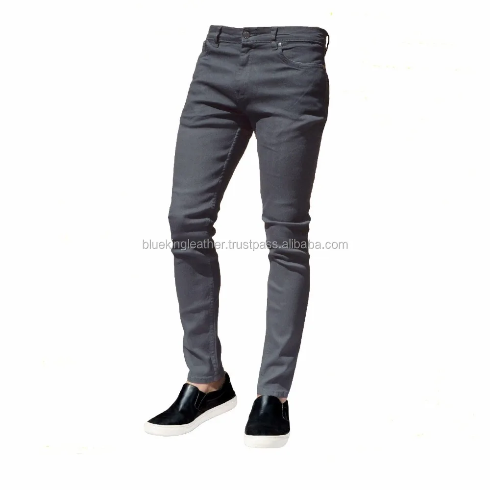 MENS DENIM SUPER STRETCH SKINNY SLIM FIT JEANS ALL WAIST /& LEG SIZES