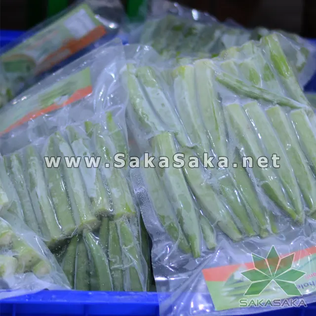 okra - lady finger vegetable - frozen okra from vietnam