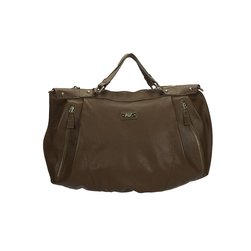leather hand carry bag
