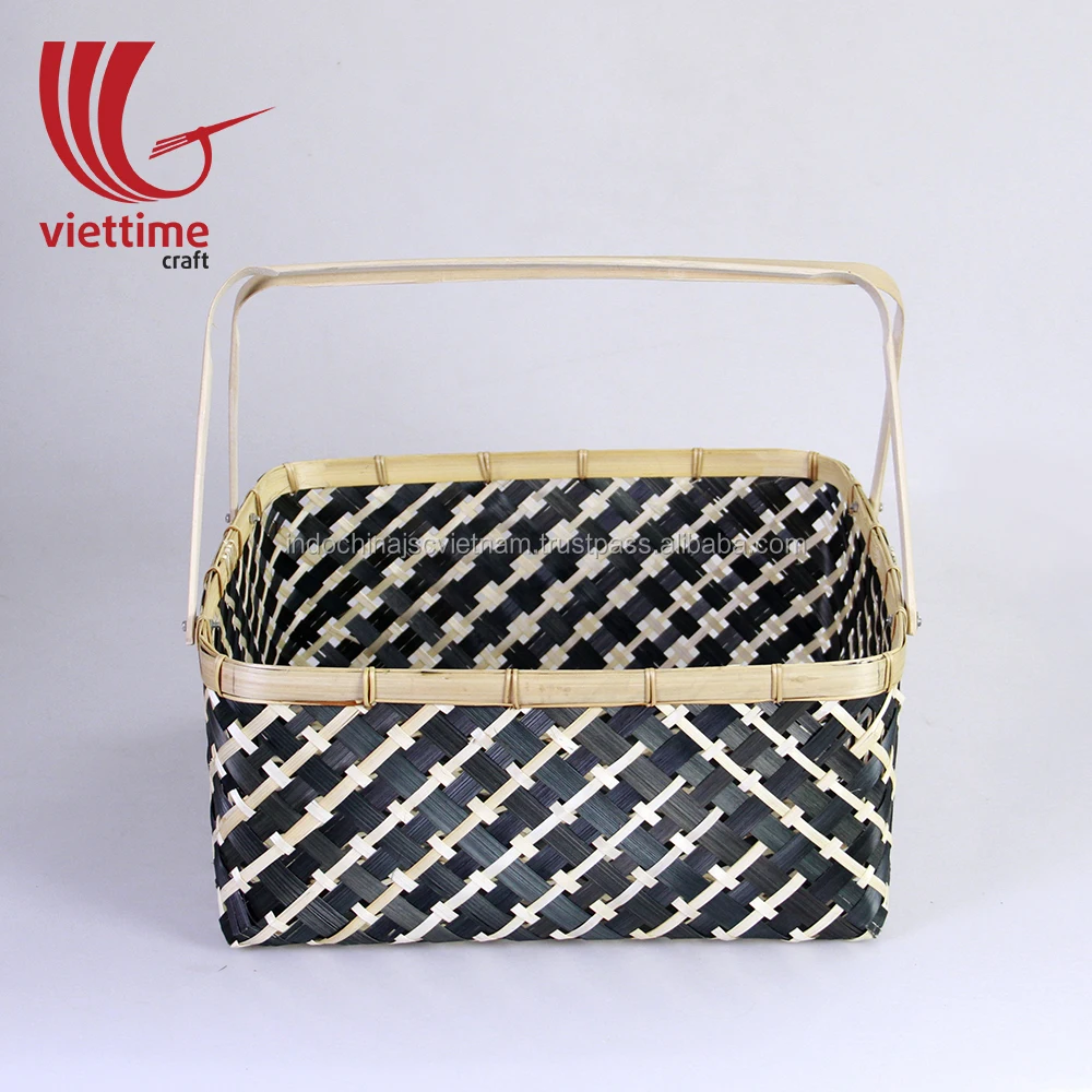 New In!!! Cheap Weaving Bamboo Picnic Baskets With Handles For Sale