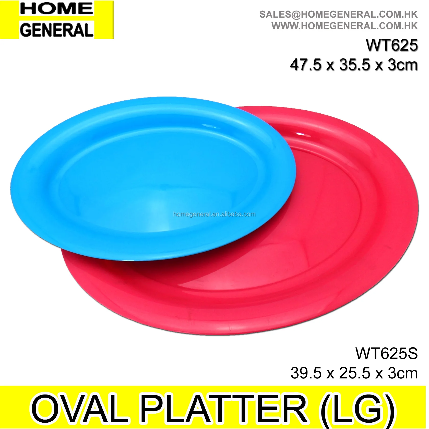 Kitchen General Medium Oval Plastic Platter Food Plastic Platter Buy