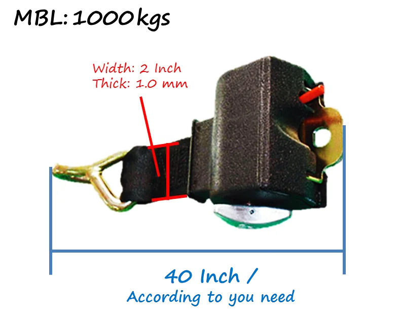 top OEM durable 2 point car extender seat belt