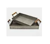 mini galvanized zinc tray
