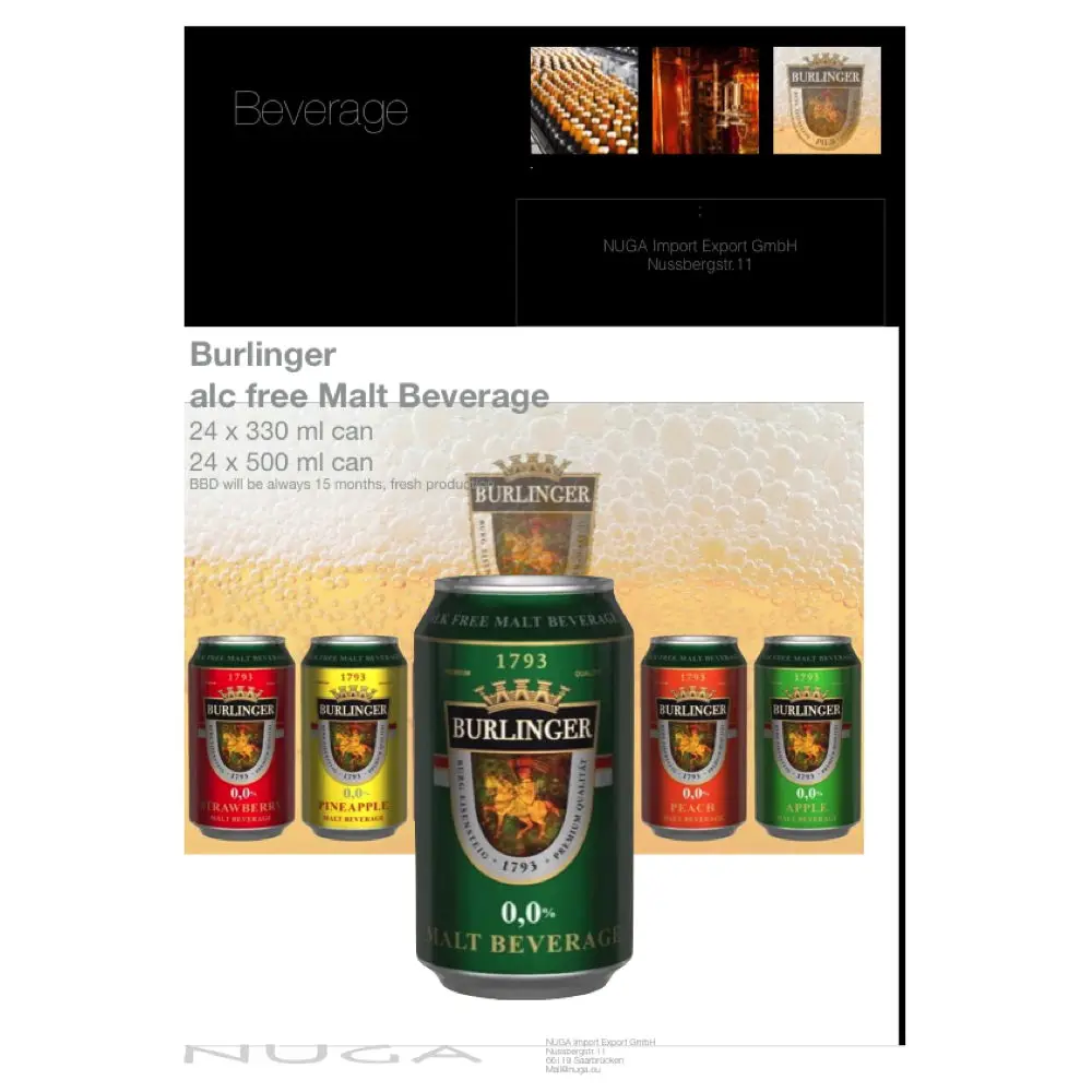 German Malt Beer Kaisermalz 0.00 Non Alcoholic Beer 0.00 Buy