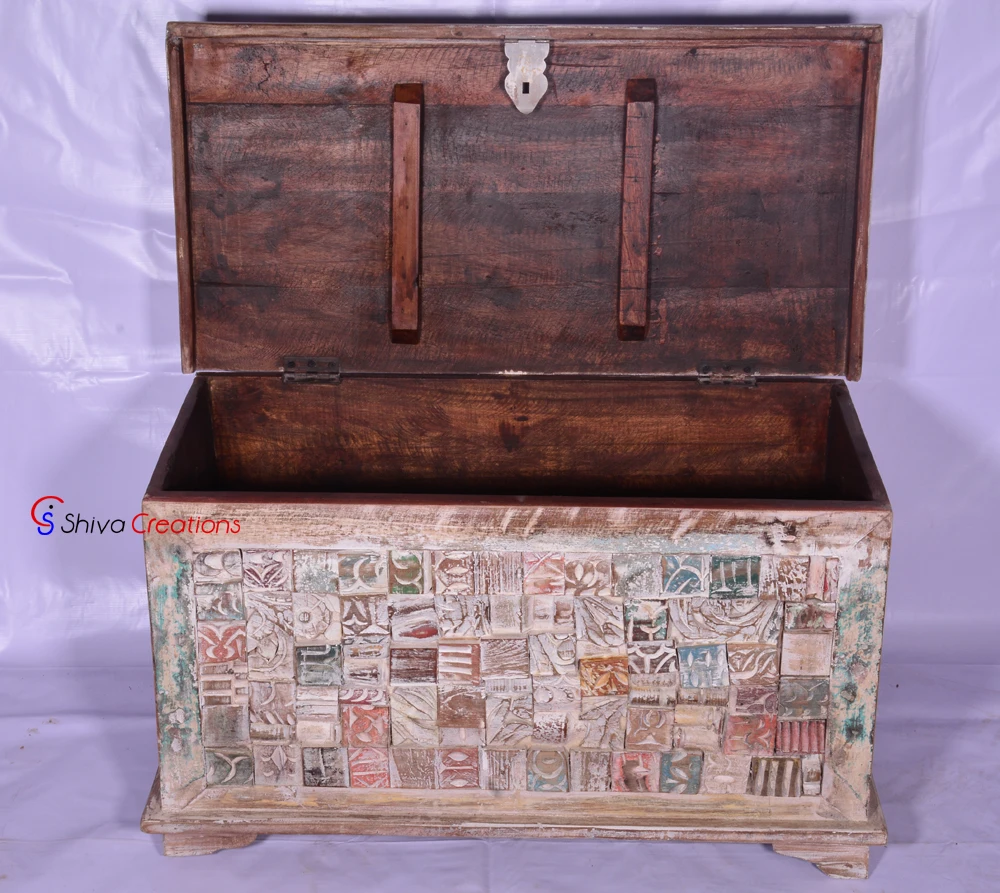 Solid Reclaimed Wood Decorative Storage Chest Box Trunk Buy Solid