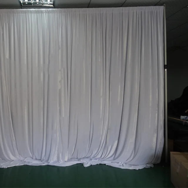 Cheap Pipe And Drape Church Transparent Shower Curtain Backdrop