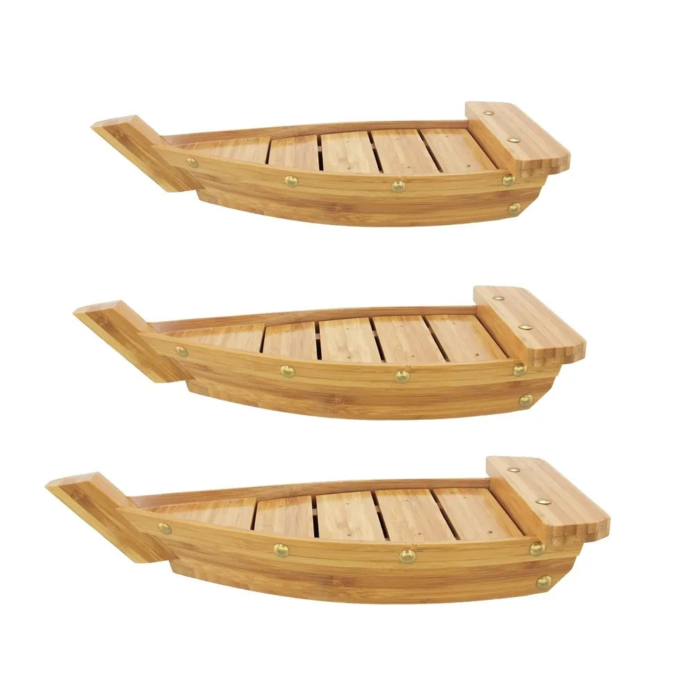 Sashimi Boat/natural Bamboo Sushi Tray Boat/ Sushi Tray Boat Whatsapp