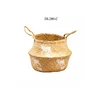 Vietnam wholesale wicker rattan straw woven weave storage shopping house ware Christmas decorative bag