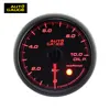60mm Simple Function White Amber LED Smoke Lens Oil Pressure Gauge